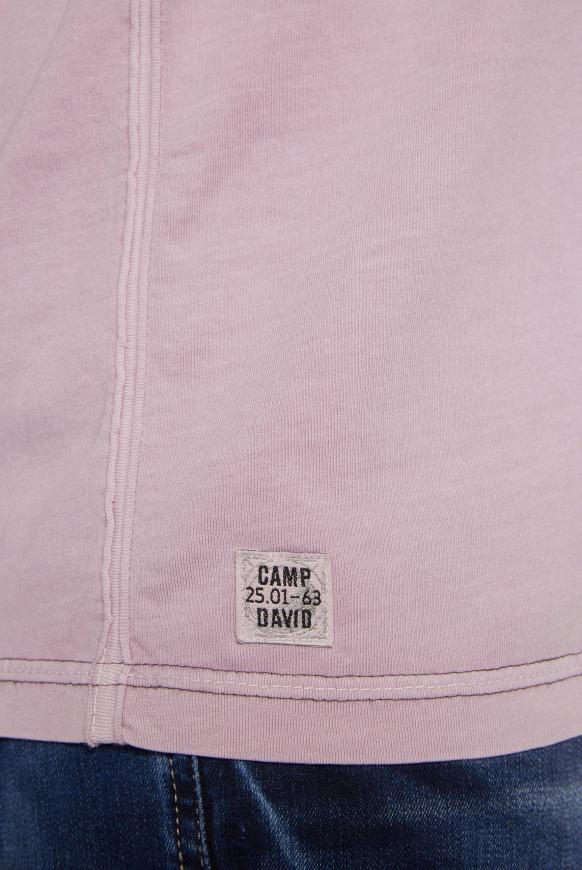 T-Shirt mit Logo Prints und Brusttasche