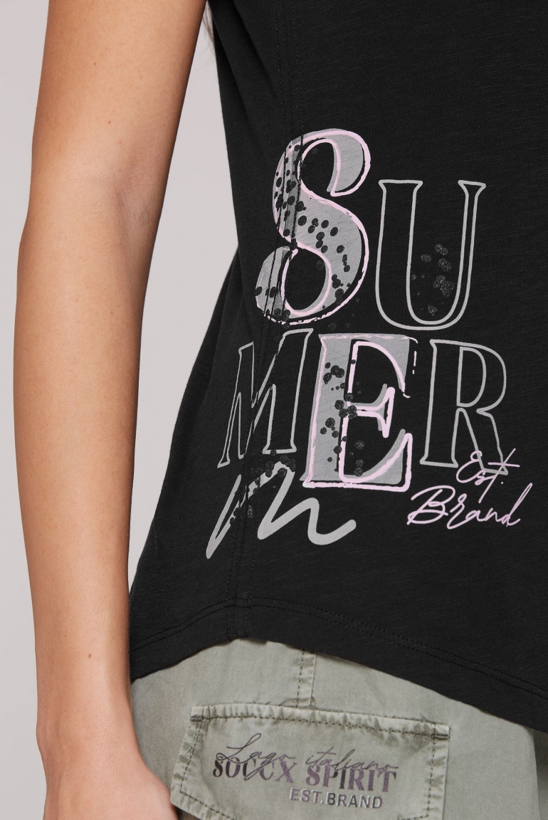 Ärmelloses Shirt mit Cut Out