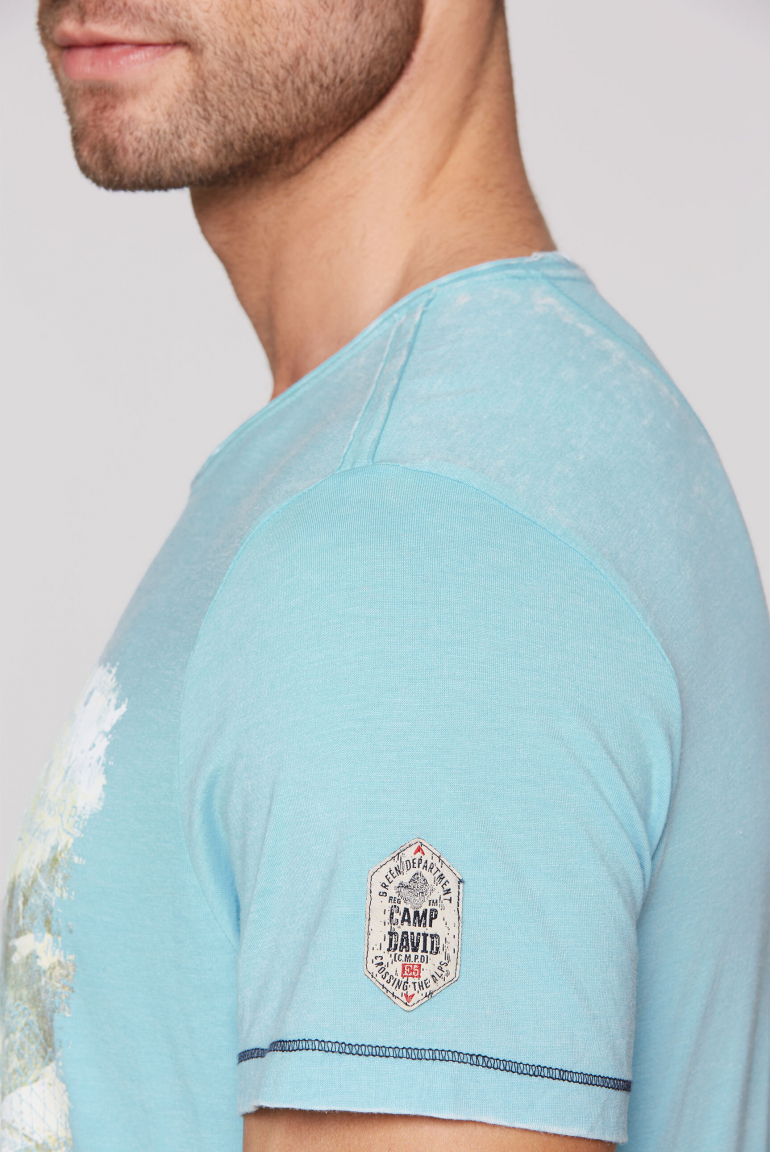 Ausbrenner-Shirt mit Photoprint