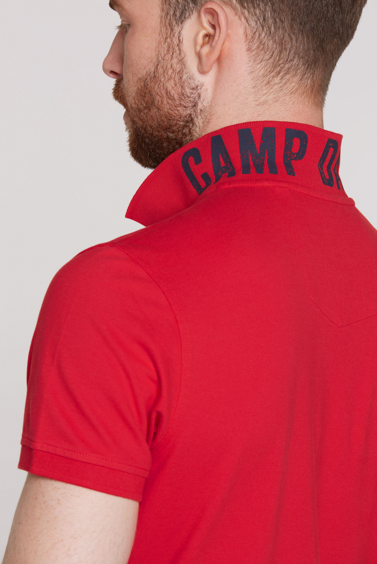 Basic Pikee-Polo mit Logo-Stickerei