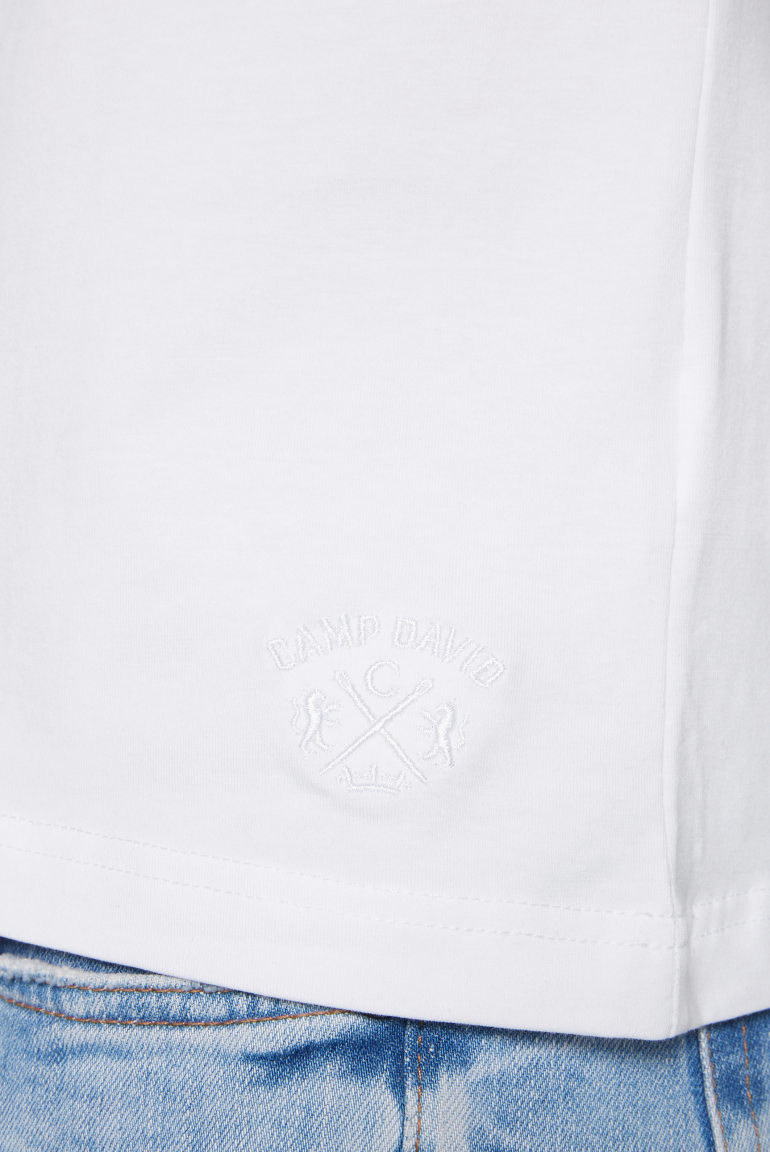 Basic T-Shirt mit V-Neck, Doppelpack
