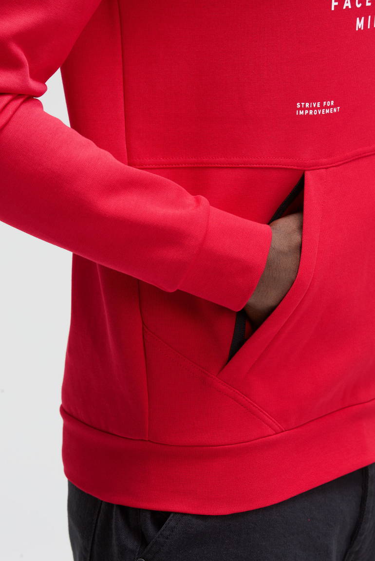 Hoodie aus Interlock mit Rubber Artwork
