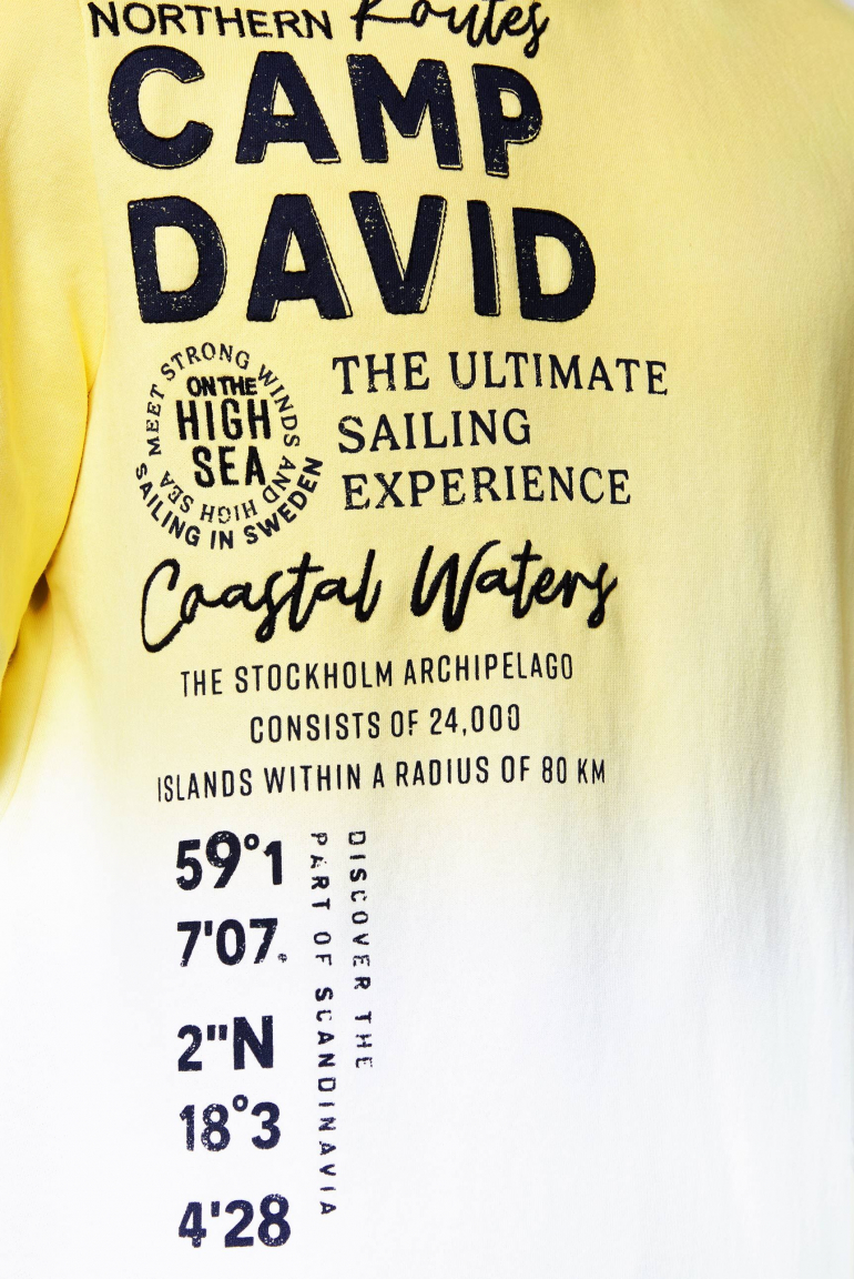 Hoodie Dip Dye mit Artworks