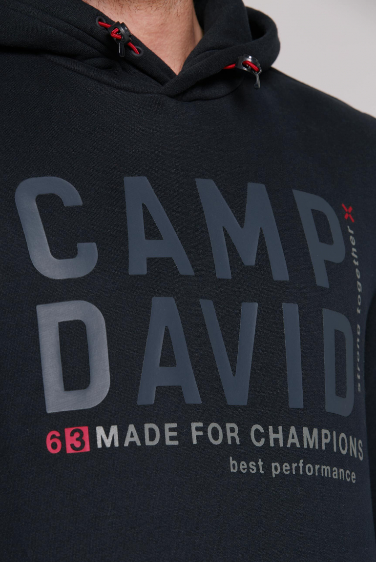 Hoodie mit Rubber Artwork