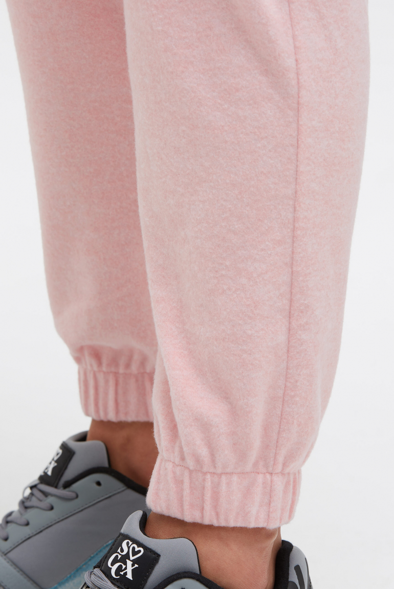 Jogpants aus Flauschstrick