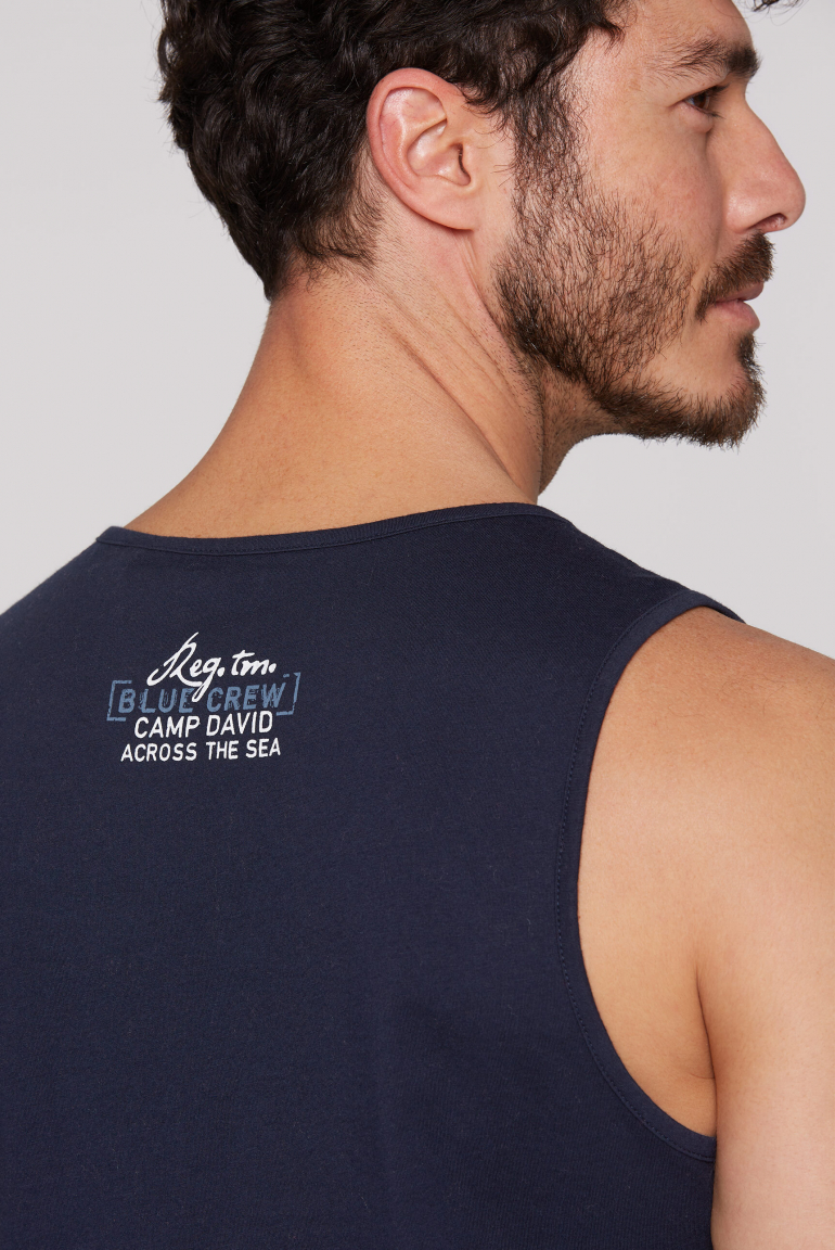 Muskelshirt mit Sailing Print