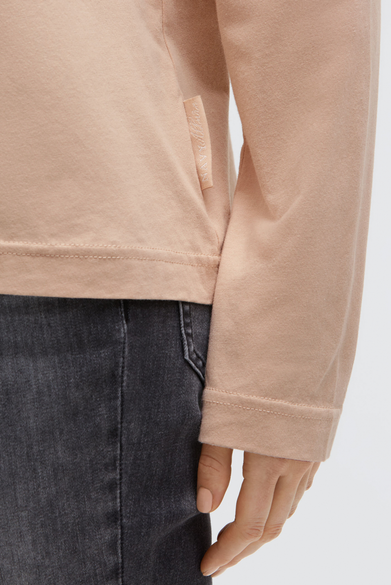 Oversized Longsleeve mit Label Print