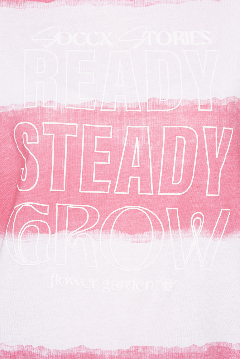 Oversized T-Shirt mit Streifen-Design