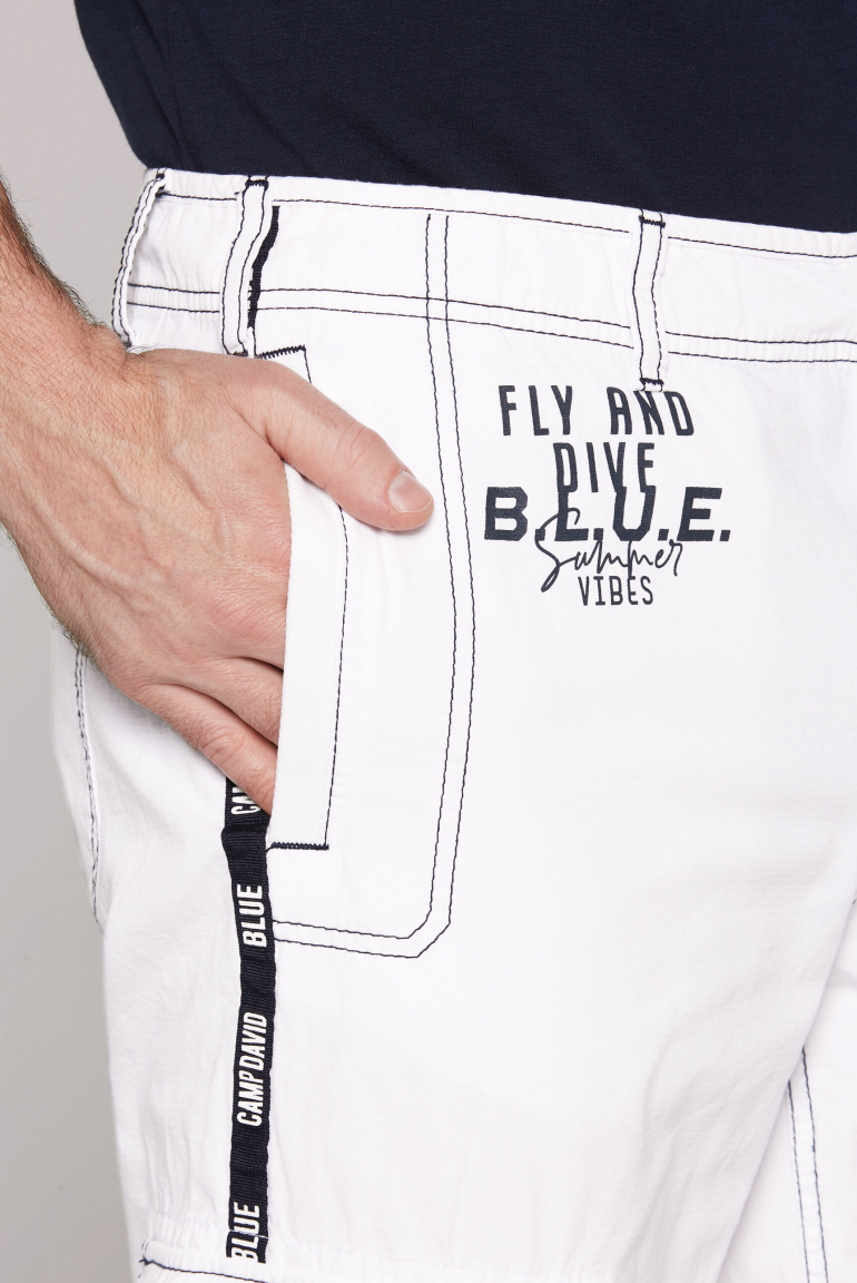 Skater Shorts aus Baumwoll-Ripstop