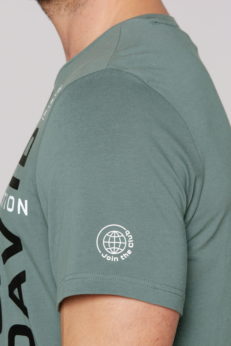 T-Shirt mit Rubber Print