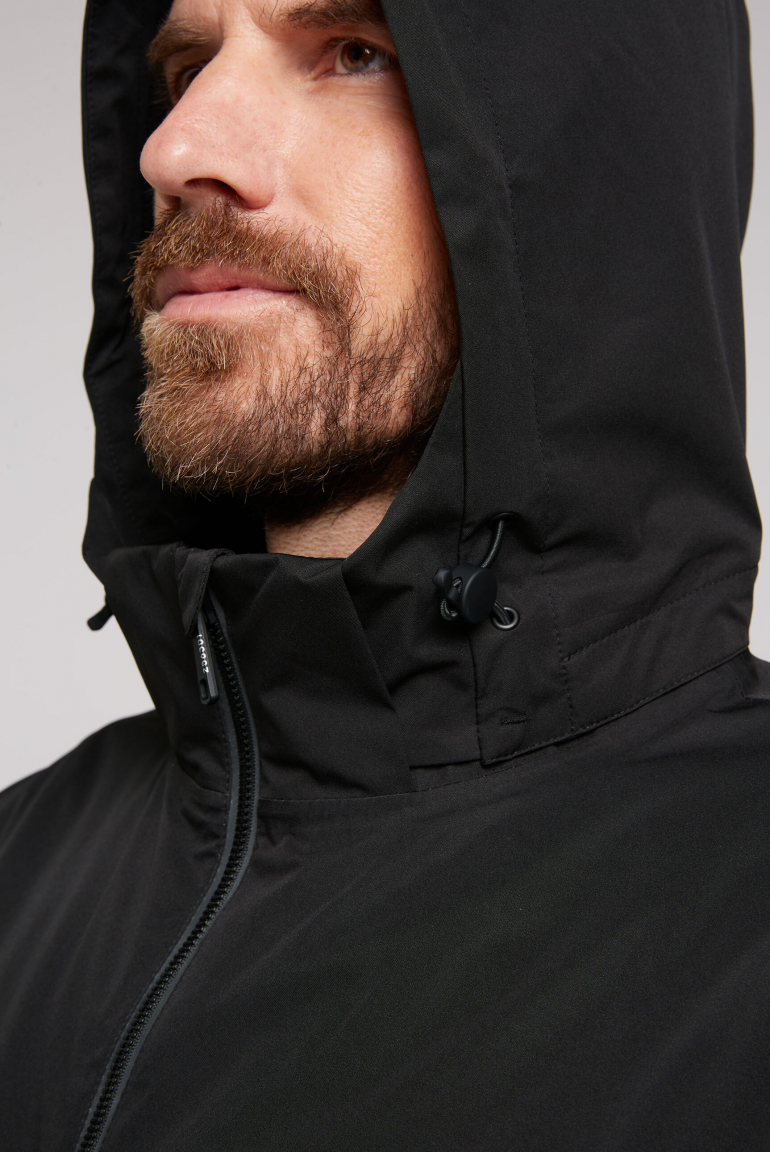Funktionsjacke mit Kapuze und Tapes
