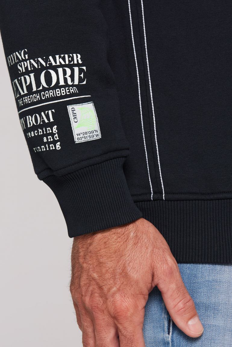Hoodie mit plakativen Logo Prints