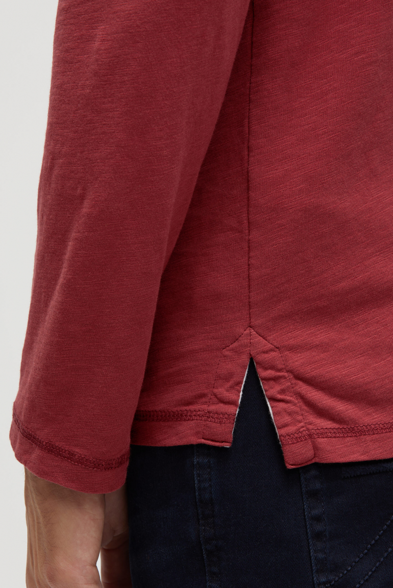 Langarmpolo mit Photoprint