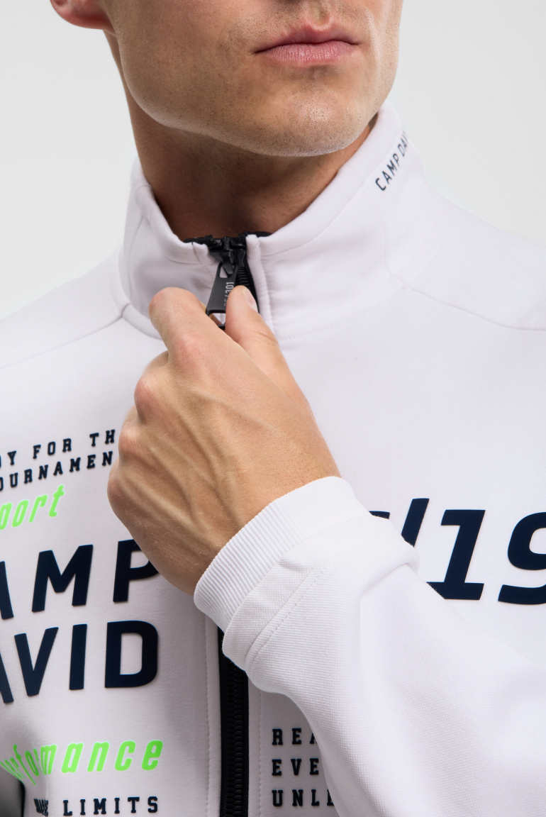 Trainingsjacke aus Interlock mit Logo Artworks