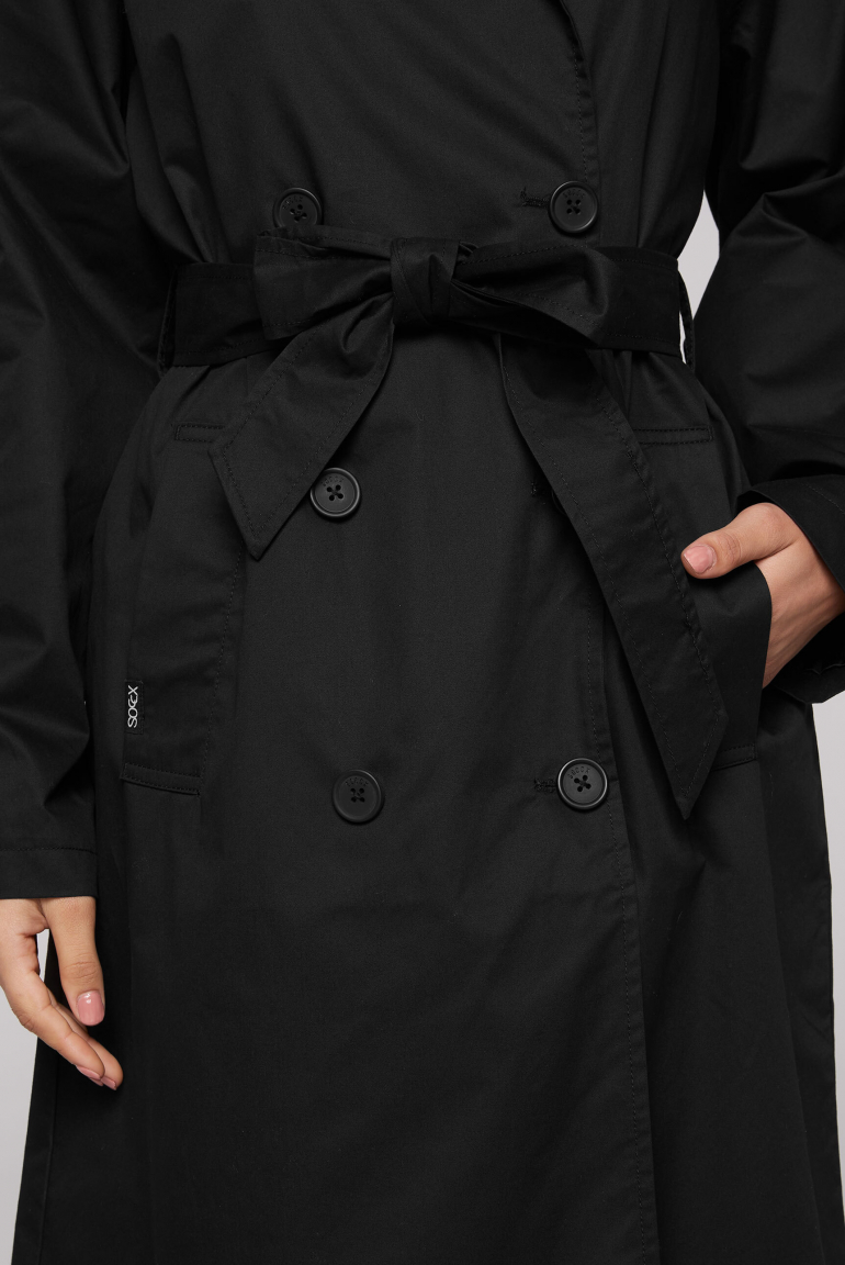 Trenchcoat mit Bindegürtel
