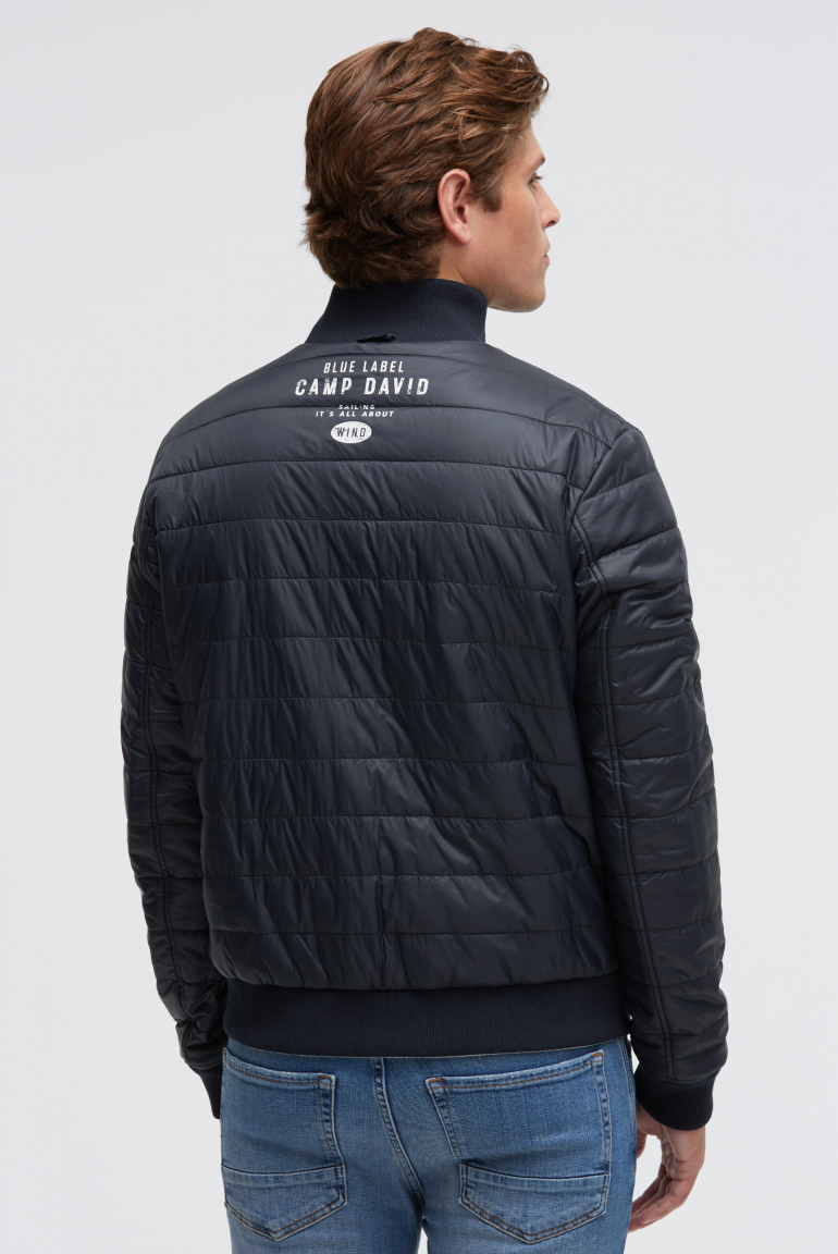 Wende-Blouson mit Logo Prints