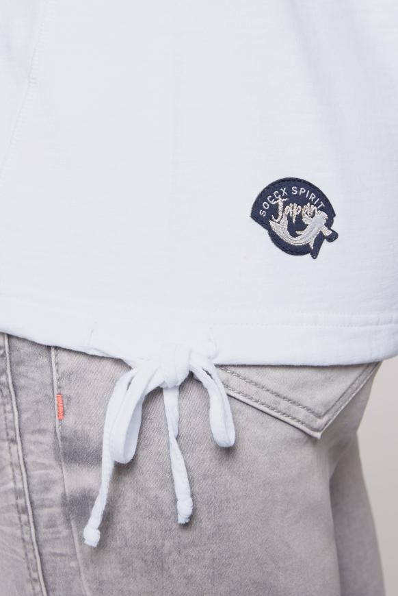Sweatshirt mit 3/4-Arm und Pailletten-Logo