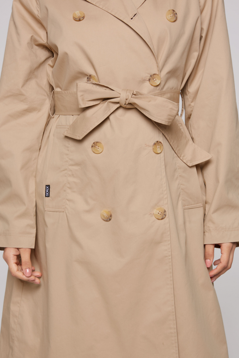 Trenchcoat mit Bindegürtel