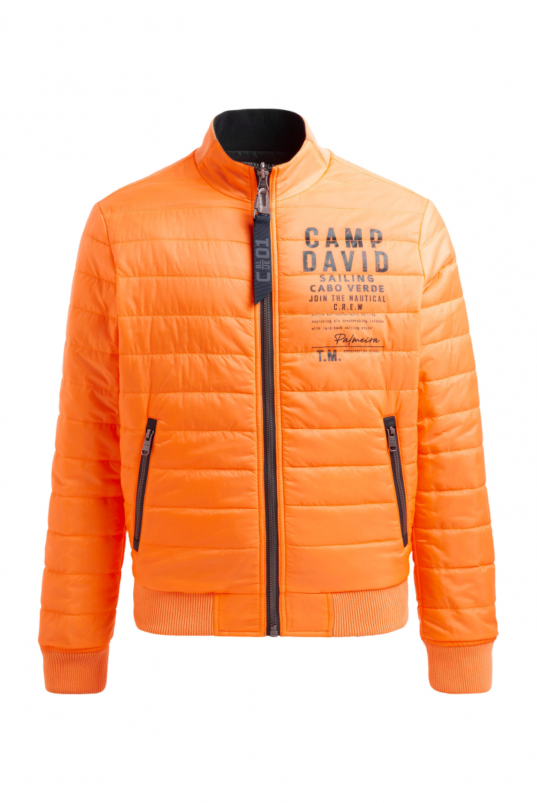 Wende-Blouson mit Logo Prints