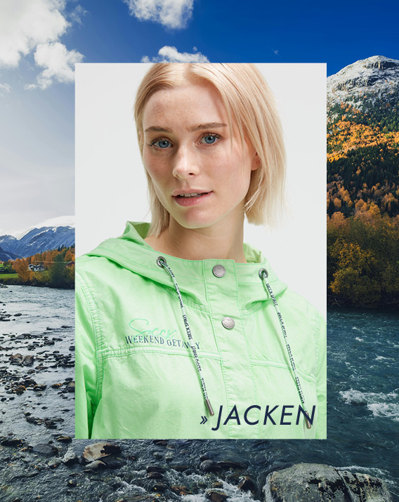 Model trägt Jacke