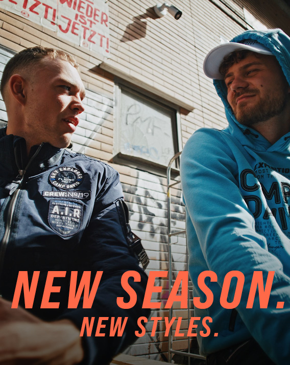 2 Models mit Jacke und Hoodie