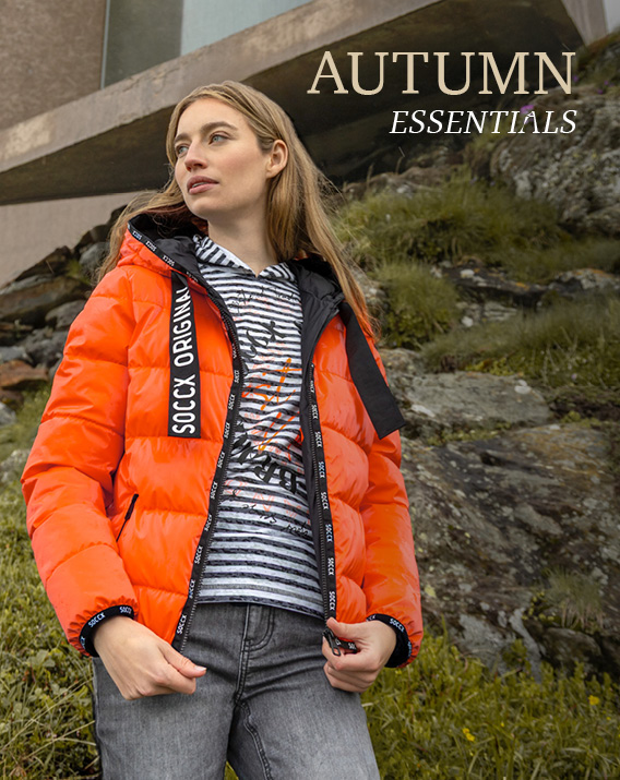 Model träft Steppjacke 